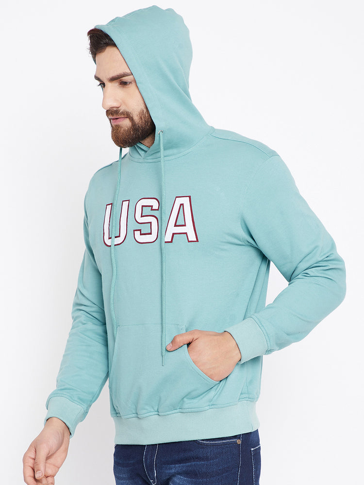 Mens Solid Periwinkle Sweatshirt - JUMP USA