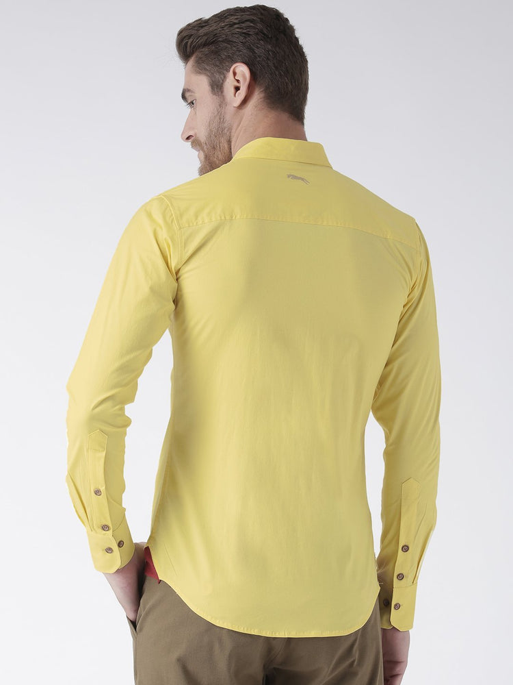 Men Slim Fit Casual Cotton Shirt - JUMP USA (1568779403306)