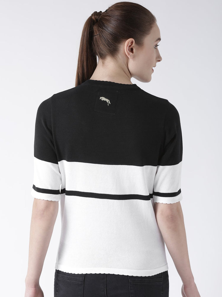 Women Half Sleeves Cotton Casual Sweater - JUMP USA (1568786219050)