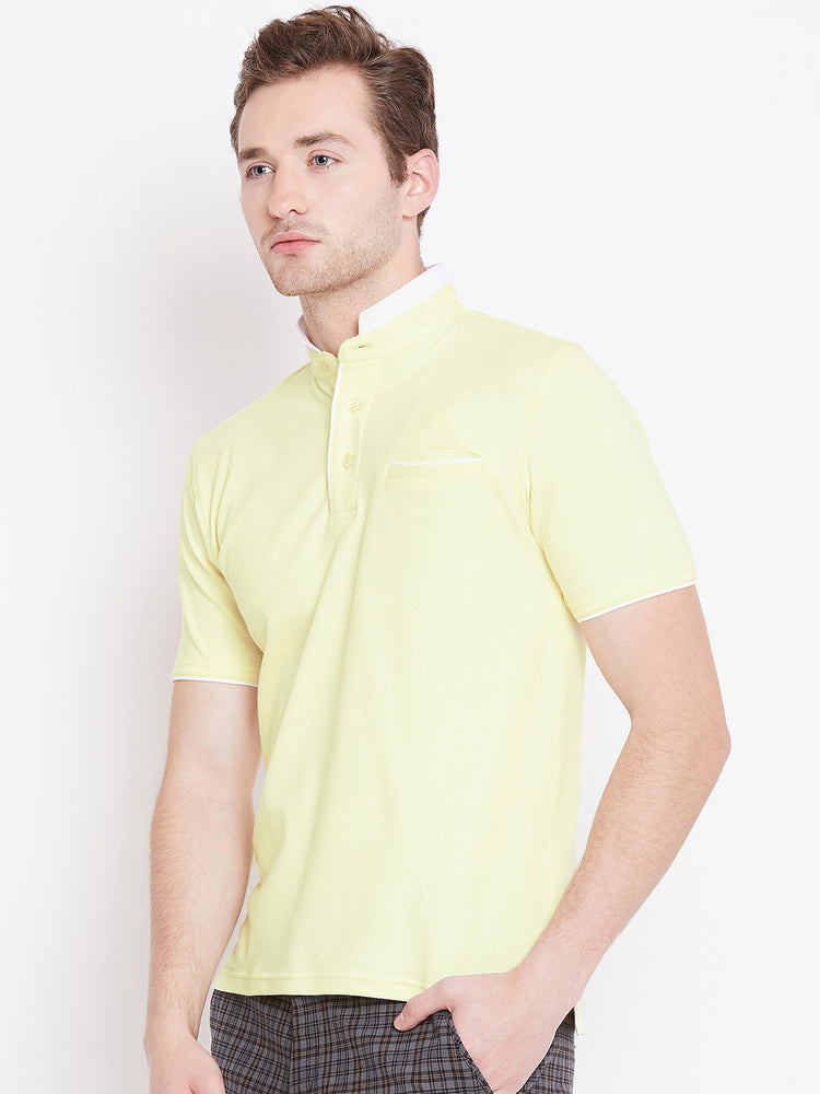 JUMP USA Men Yellow Polo T-Shirt - JUMP USA