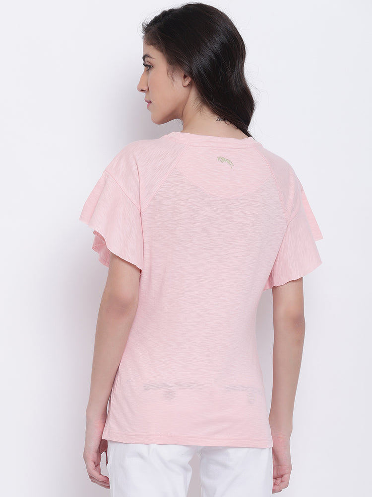 Women Pink Casual Tops - JUMP USA