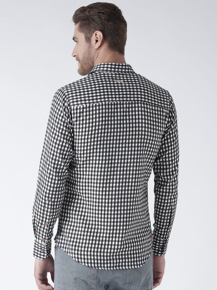 Men Full Sleeve Slim Fit Multicolor Shirt - JUMP USA (1568785498154)