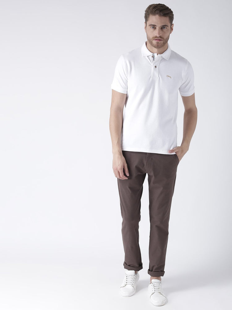 Men Plain Short Sleeve Polo T-Shirt - JUMP USA (1568779665450)