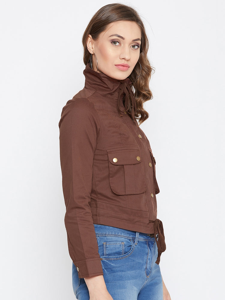 JUMP USA Women Rust Casual Tailored Jacket - JUMP USA