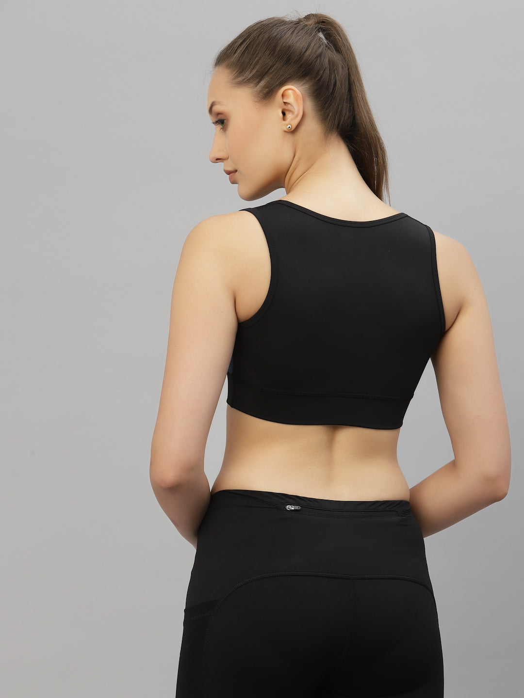 JUMP USA Solid Non-Wired Non Padded Sports Bra