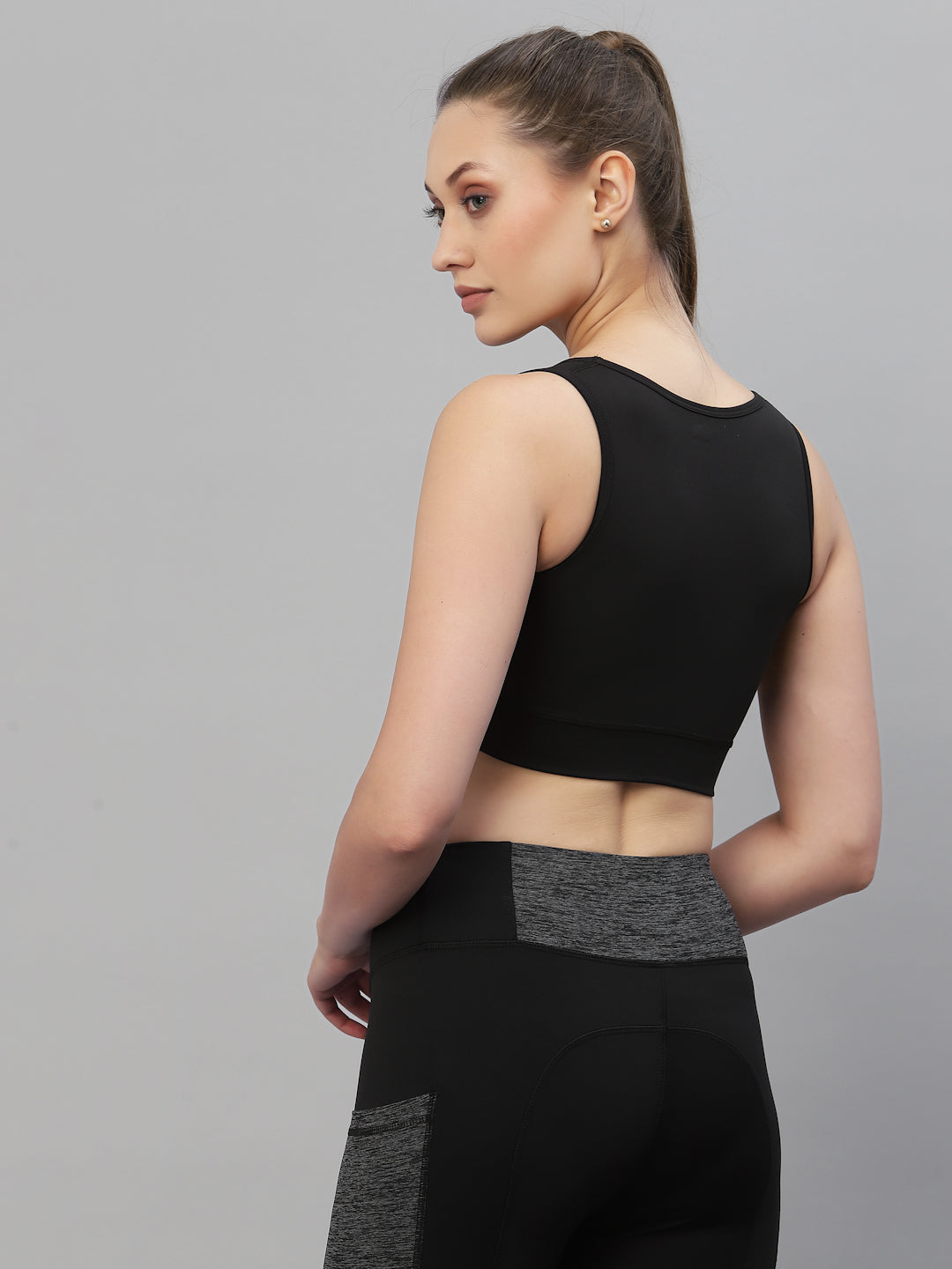 JUMP USA Solid Non-Wired Non Padded Sports Bra