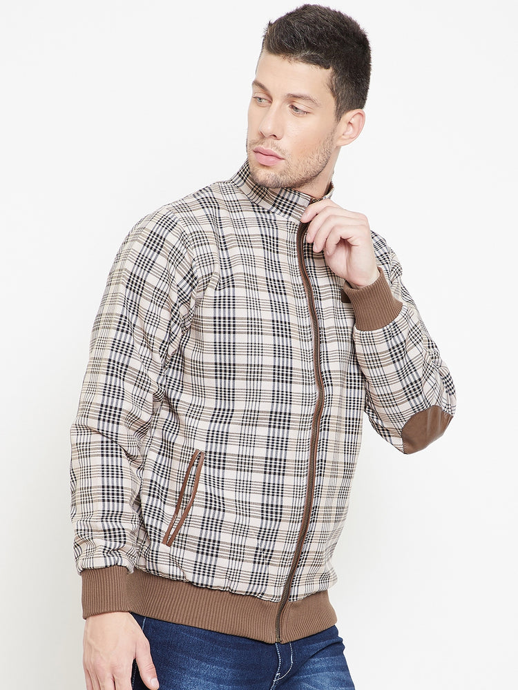 Men Full Sleeve Cotton Zipper Jacket - JUMP USA (1568785203242)