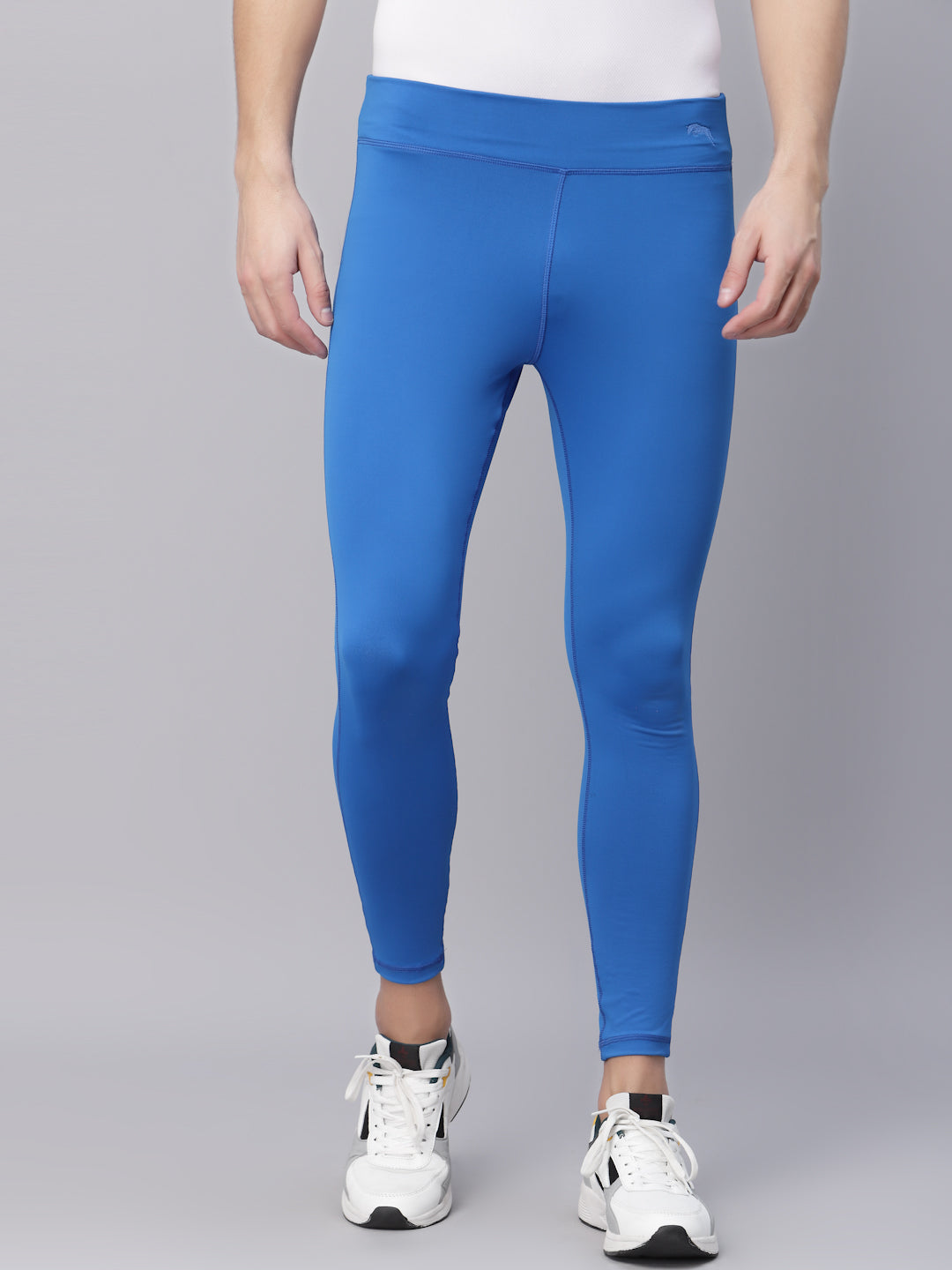 JUMP USA Royal Blue Rapid-Dry Training Tights For Men