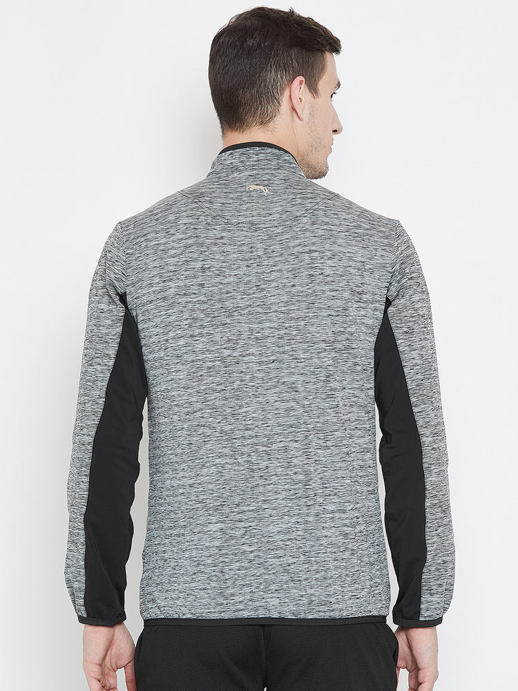 Men Sports Black Sporty Jacket - JUMP USA