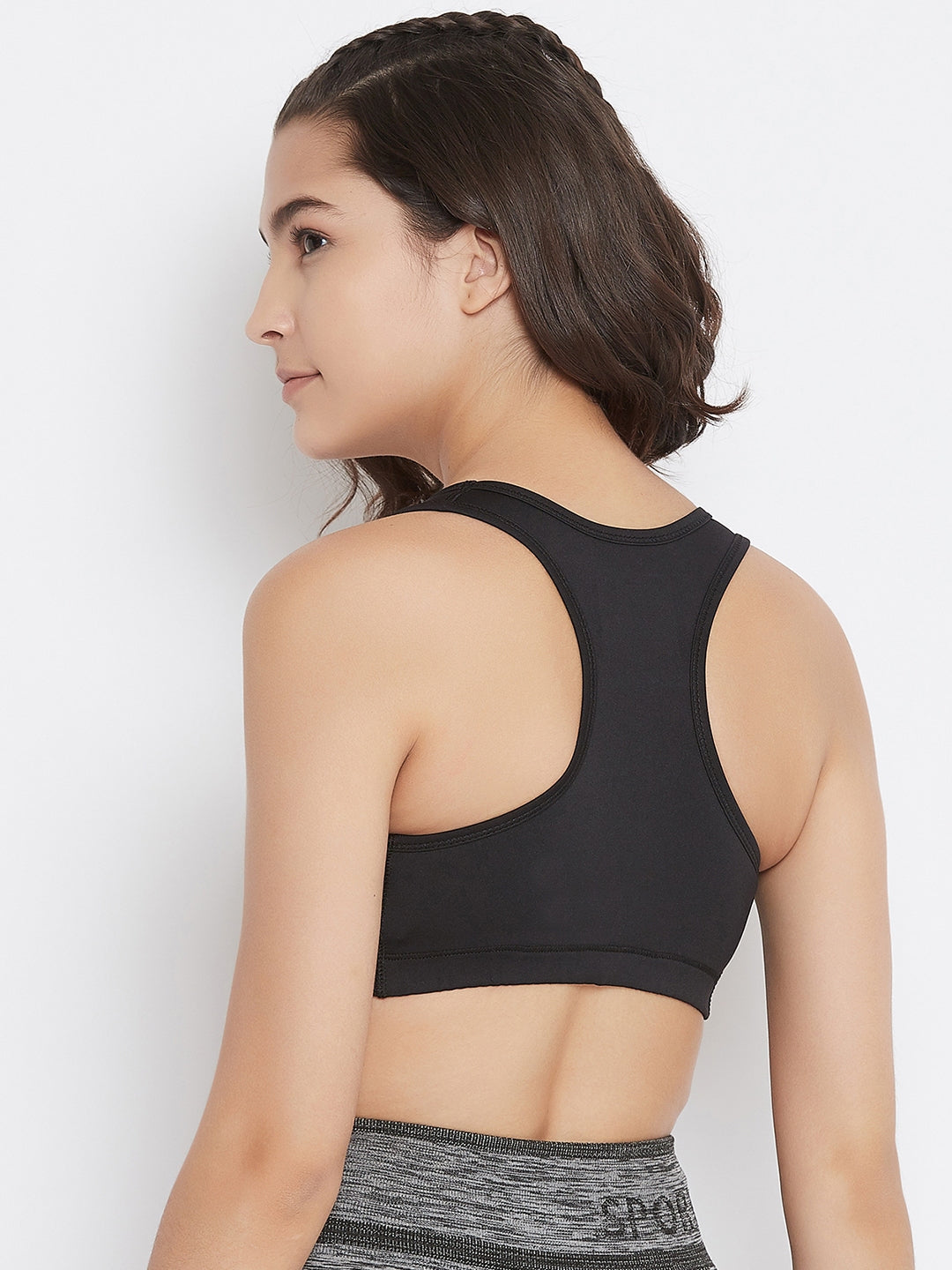 Buy online Black Polyester Sports Bra from lingerie for Women by Jump Usa  for ₹489 at 59% off