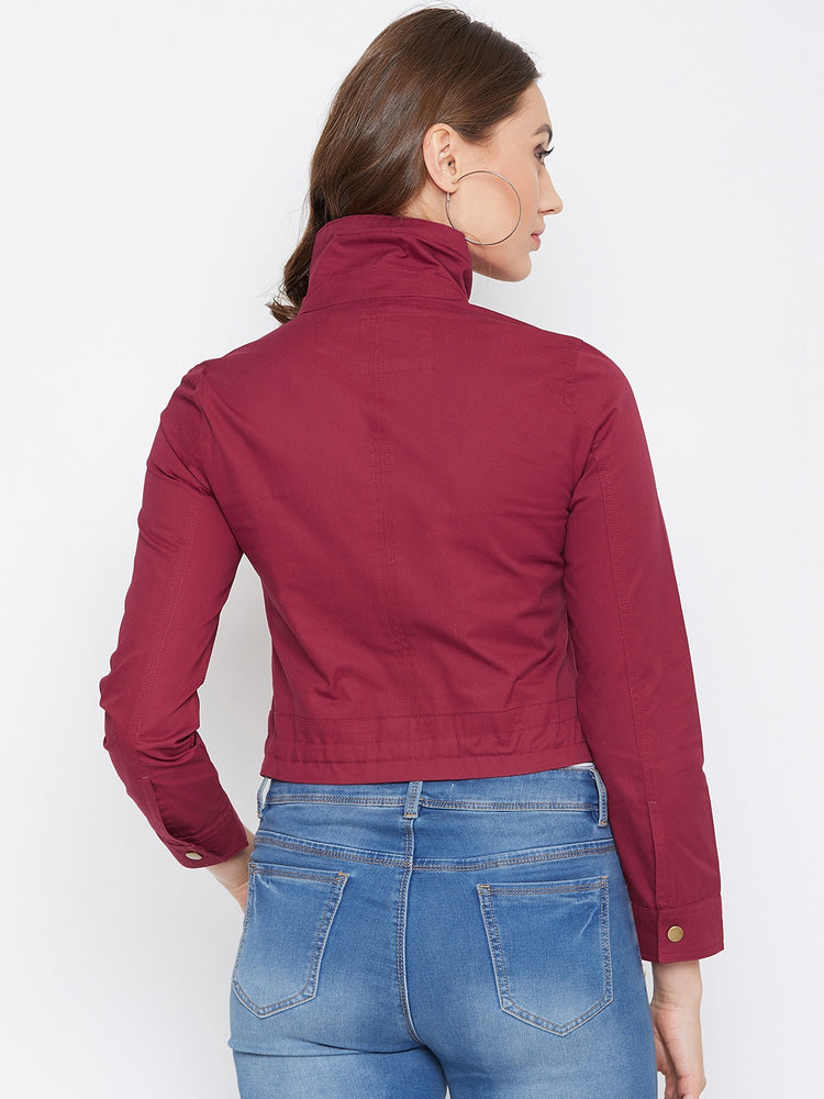 JUMP USA Women Red Casual Tailored Jacket - JUMP USA