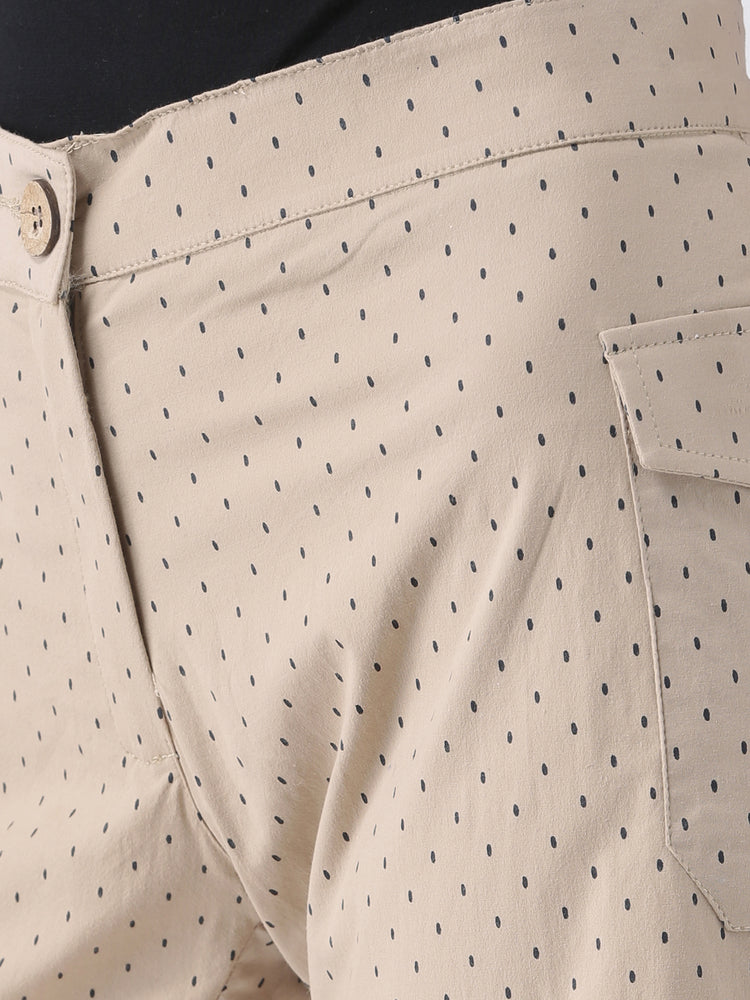 Women Cotton Printed Regular Shorts - JUMP USA
