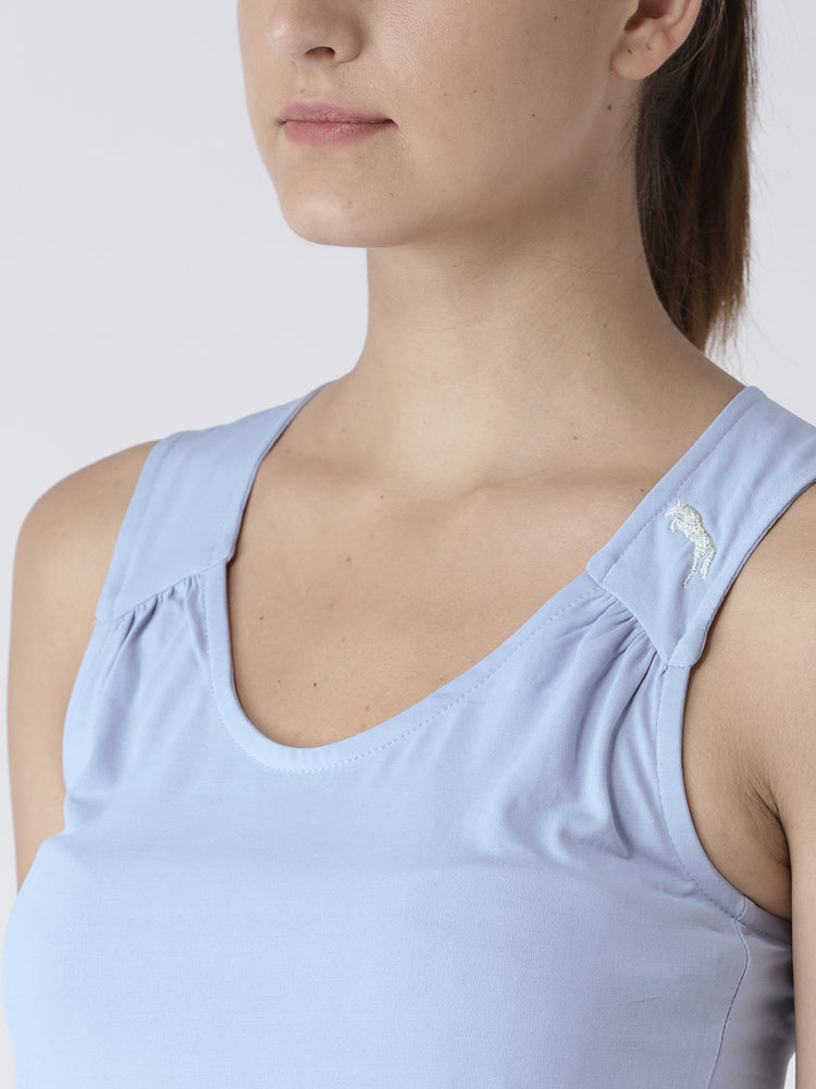 Women Blue Casual Tops - JUMP USA