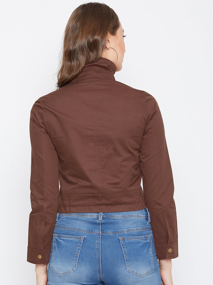 JUMP USA Women Rust Casual Tailored Jacket - JUMP USA