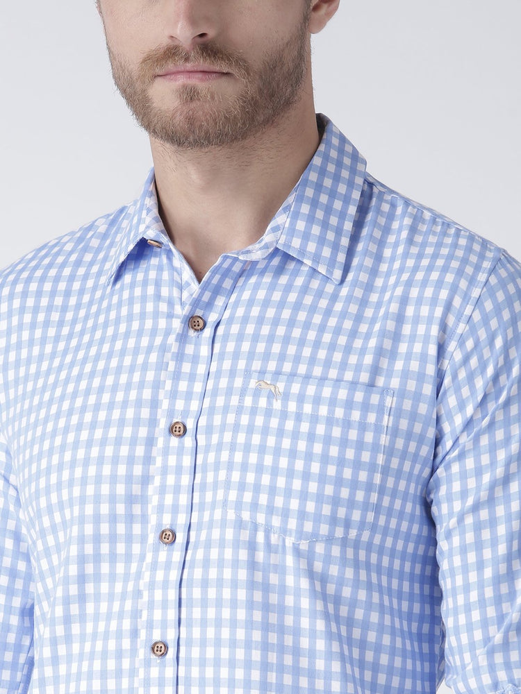 Men Full Sleeve Shirt - Slim Fit - JUMP USA (1568791691306)