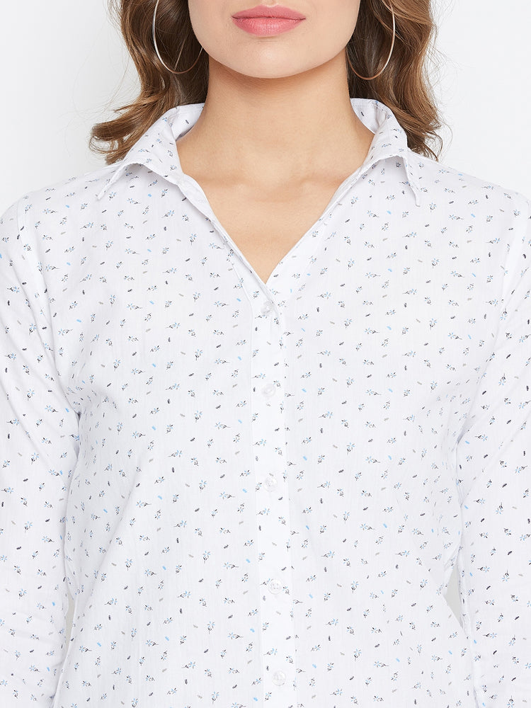 JUMP USA Women Regular Fit White Casual Shirt - JUMP USA