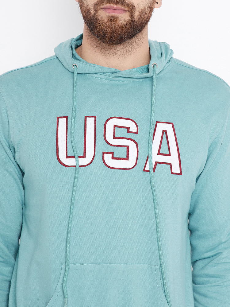 Mens Solid Periwinkle Sweatshirt - JUMP USA