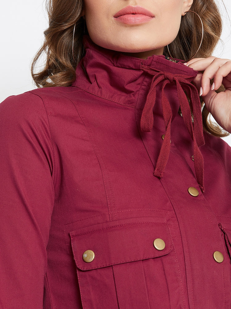 JUMP USA Women Red Casual Tailored Jacket - JUMP USA