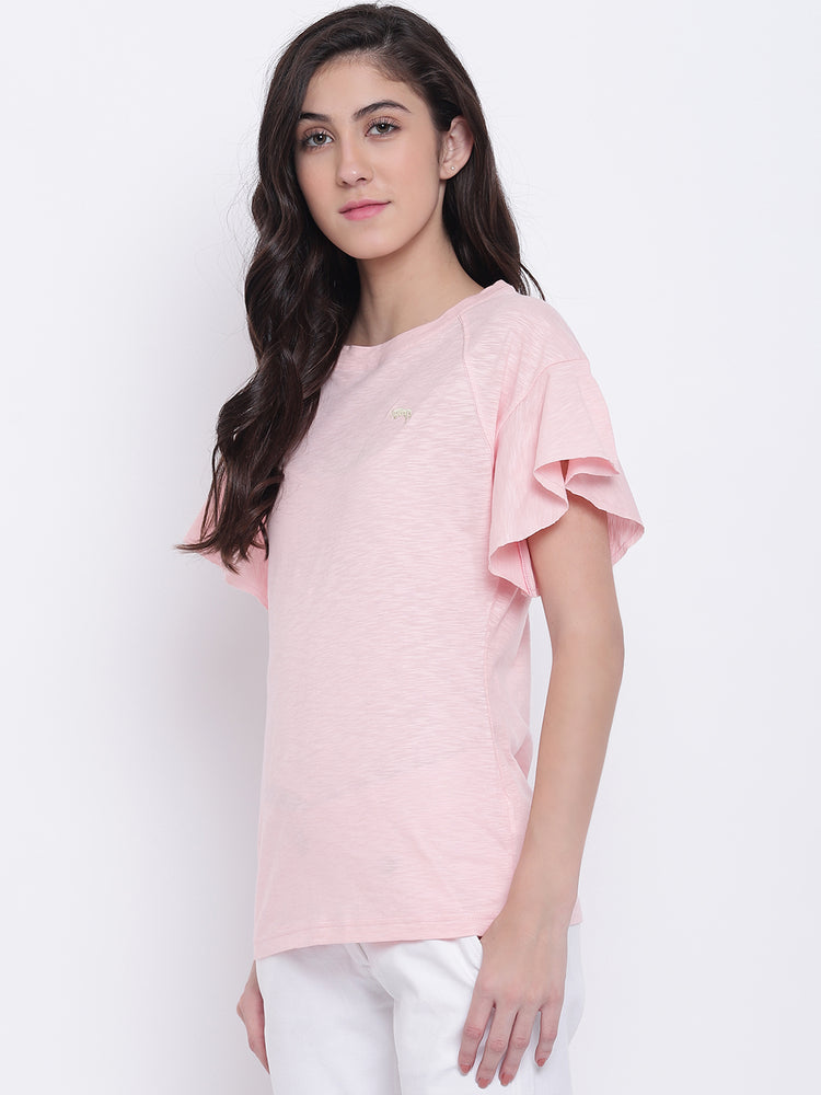 Women Pink Casual Tops - JUMP USA