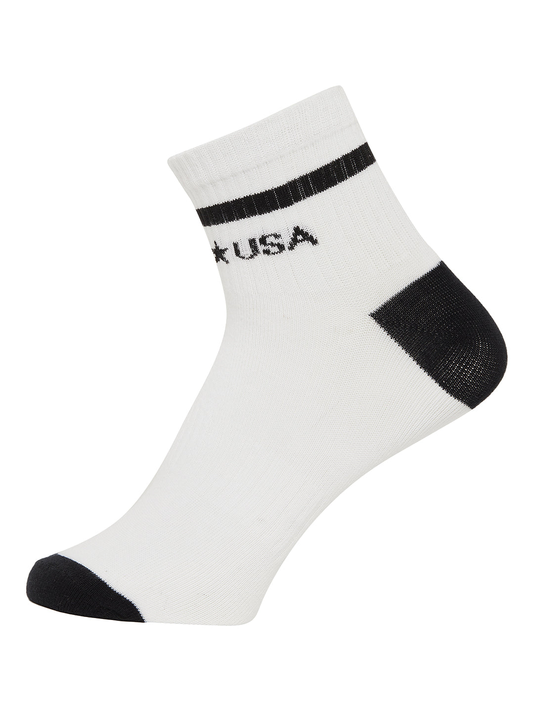 Jump Usa Men'S Pack Of 3 Ankle Length Socks