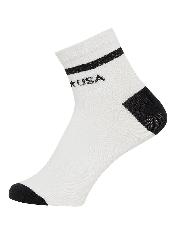 Jump Usa Men'S Pack Of 3 Ankle Length Socks