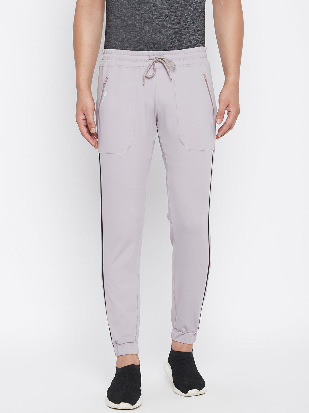 JUMP USA Men Grey Slim Fit Active Wear Joggers - Main Image