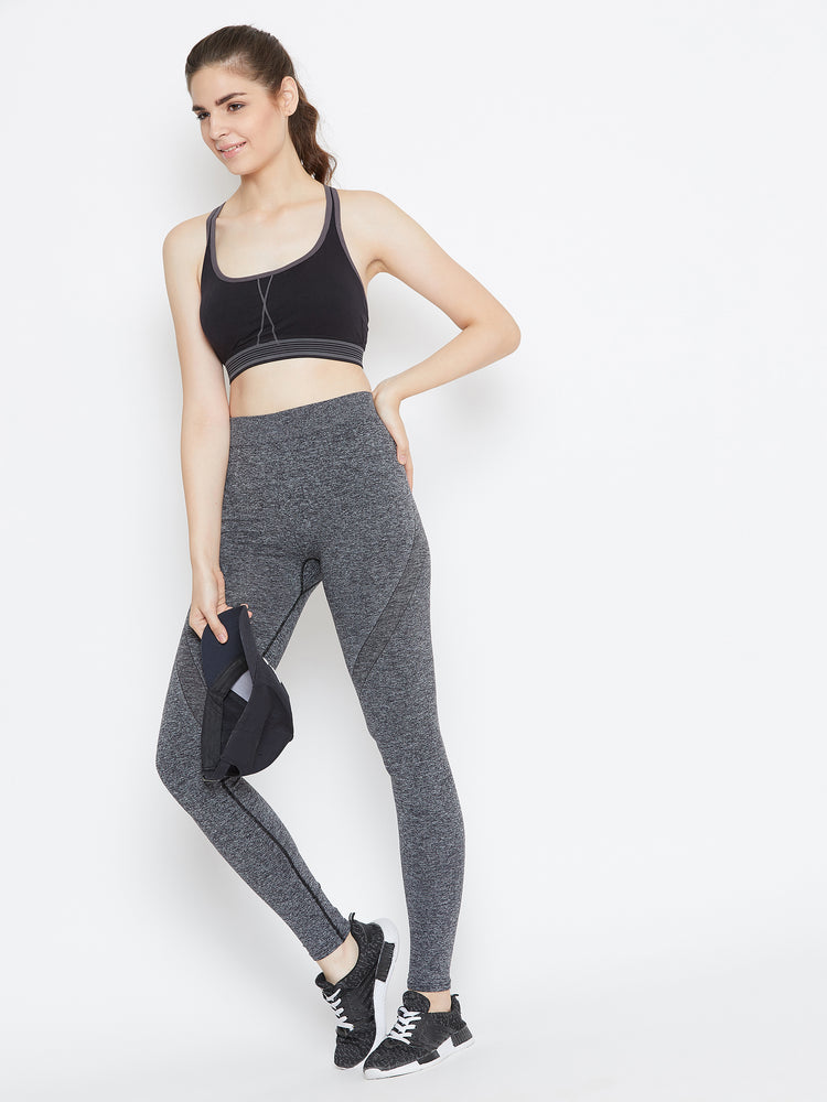 JUMP USA Women Black Solid Skinny-Fit Tights - JUMP USA