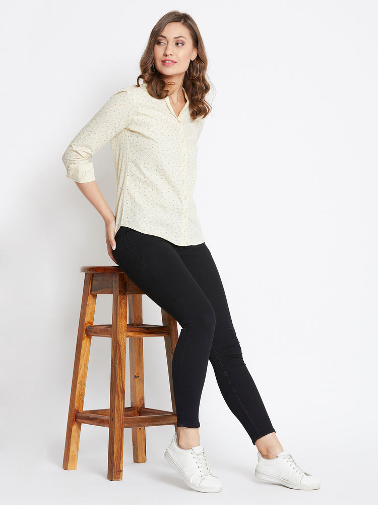 JUMP USA Women Regular Fit Butter Casual Shirt - JUMP USA