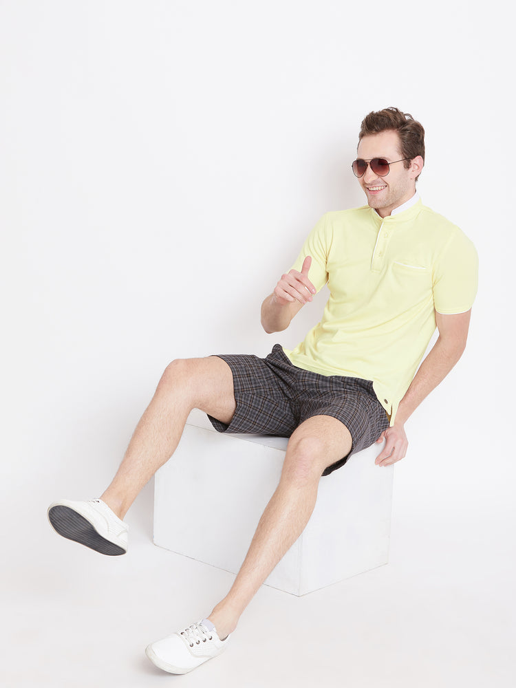 JUMP USA Men Yellow Polo T-Shirt - JUMP USA