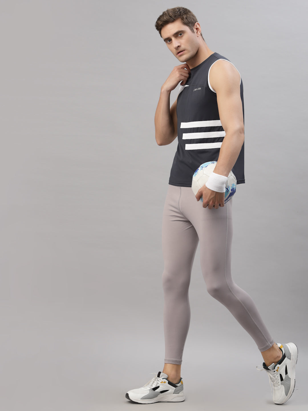 COD ae61segaw 【Ready Stock】Men's Fitness Sports Tights