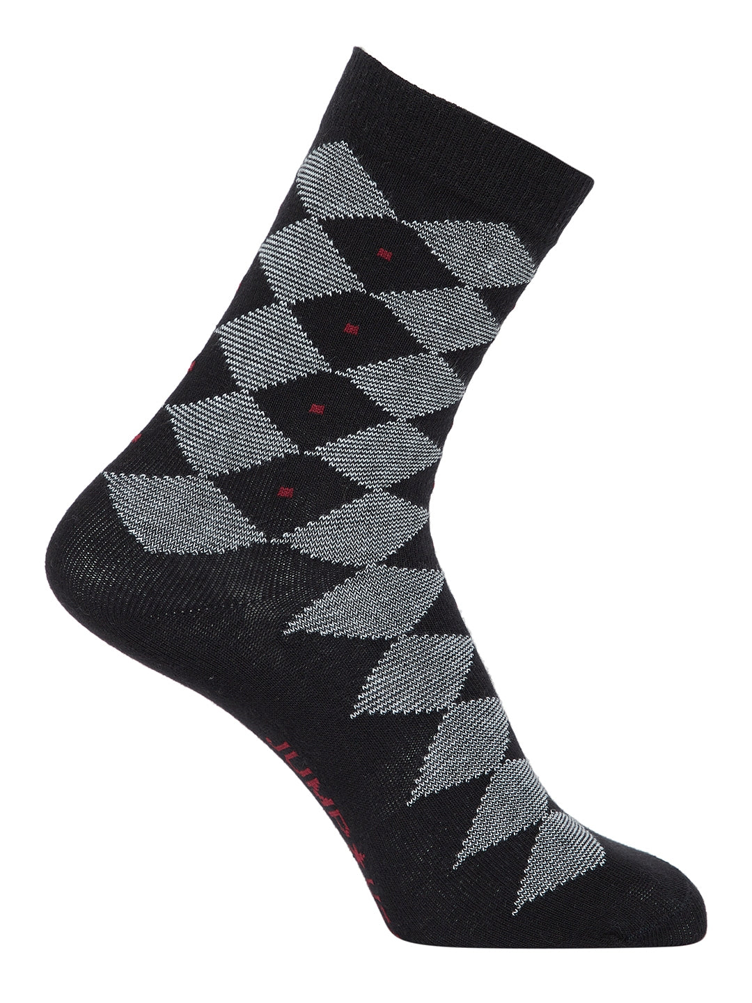 JUMP USA Men Calf Length Pack of 3 Socks_Blue_Black_Blue