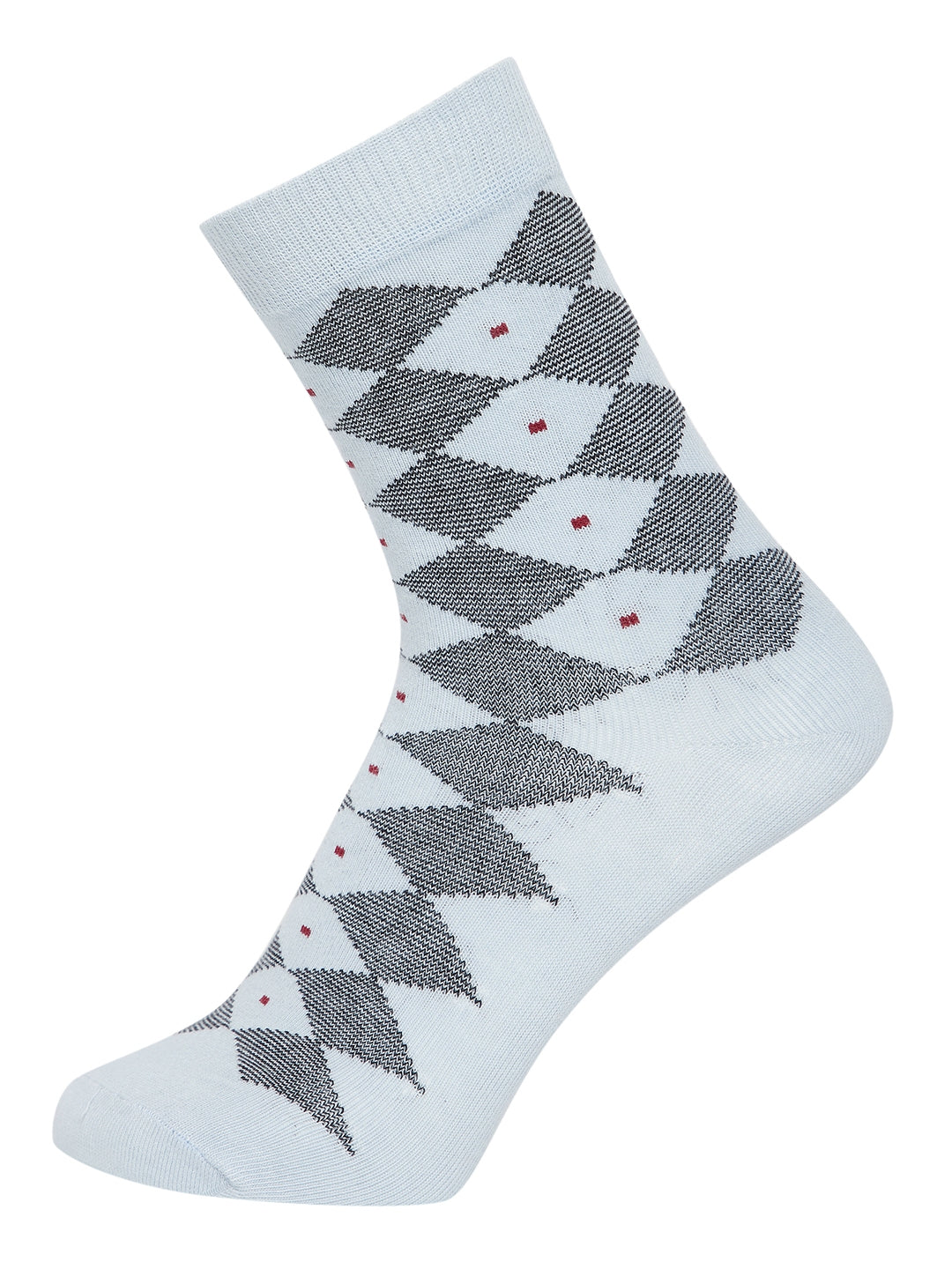 JUMP USA Men Calf Length Pack of 3 Socks_Blue_Black_Blue