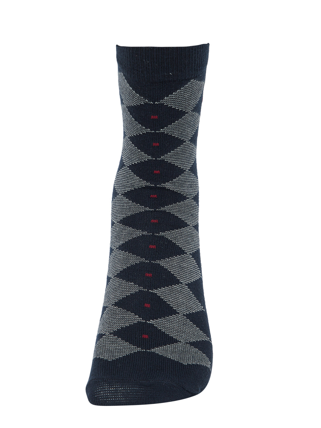 JUMP USA Men Calf Length Pack of 3 Socks_Blue_Black_Blue