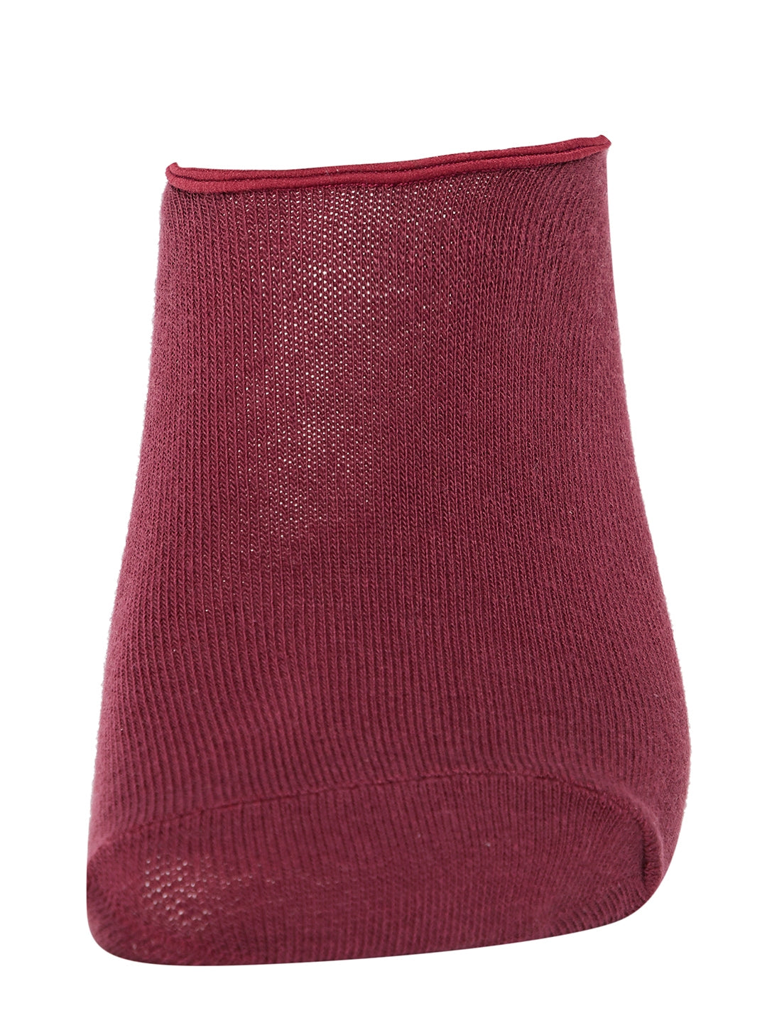 JUMP USA Women Shoeliner Pack of 3 Socks_Black_Burgundy_White