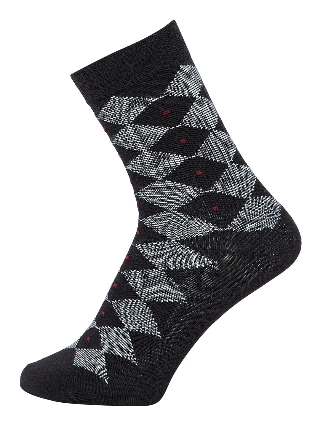 JUMP USA Men Calf Length Pack of 3 Socks_Blue_Black_Blue