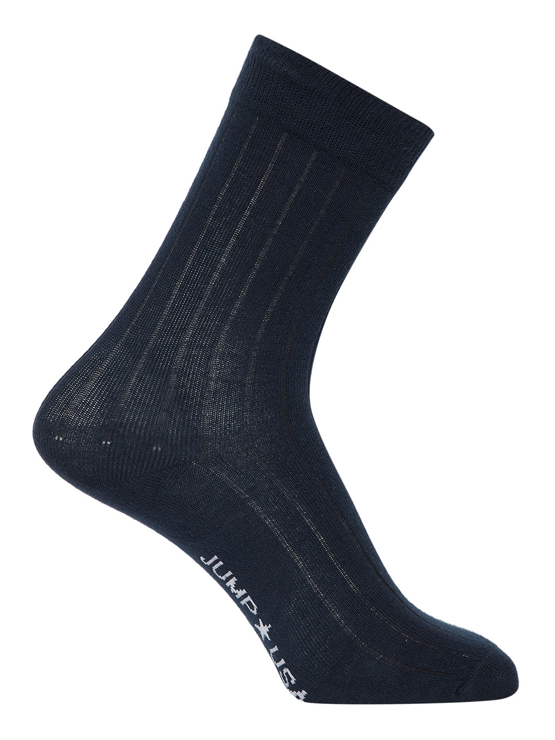 JUMP USA Men Calf Length Pack of 3 Socks_Blue_Black_Grey