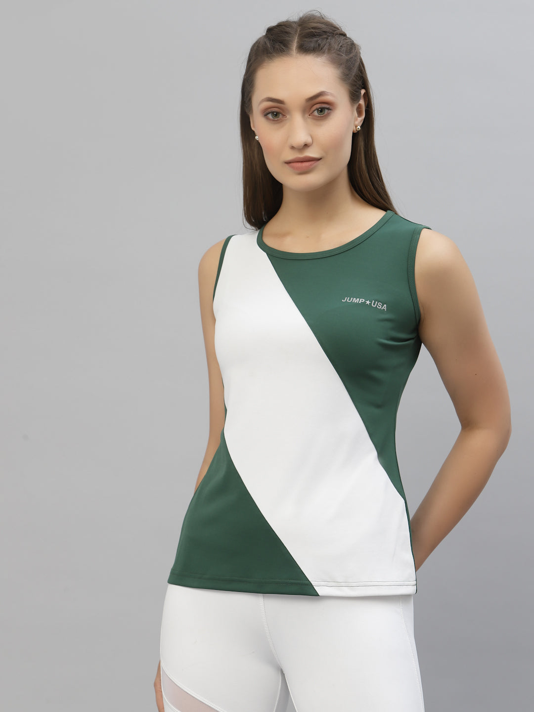 Women's Workout Tanks & Sleeveless T-Shirts in Green