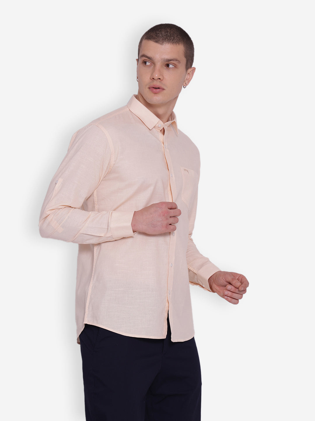JUMP USA Men Solid Cotton Casual Shirts - JUMP USA