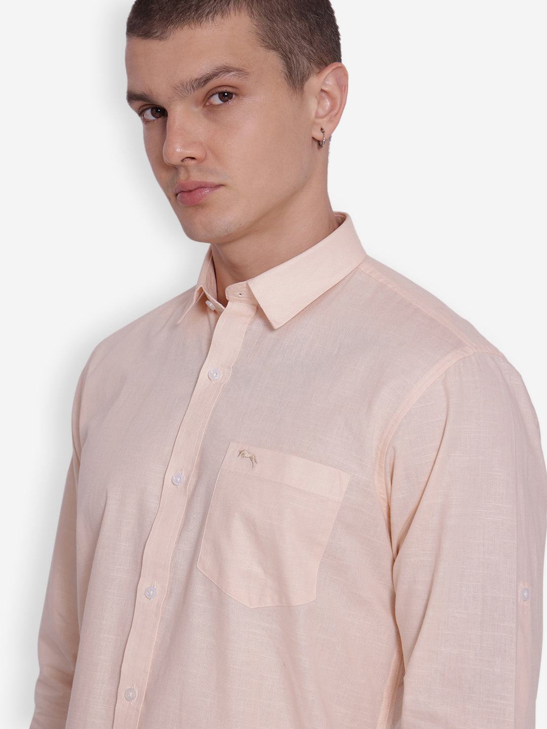JUMP USA Men Solid Cotton Casual Shirts - JUMP USA