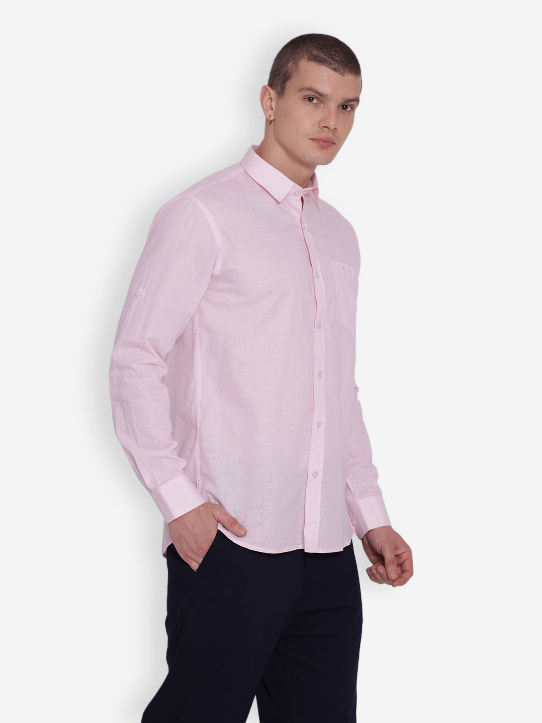 JUMP USA Men Solid Cotton Casual Shirts - JUMP USA