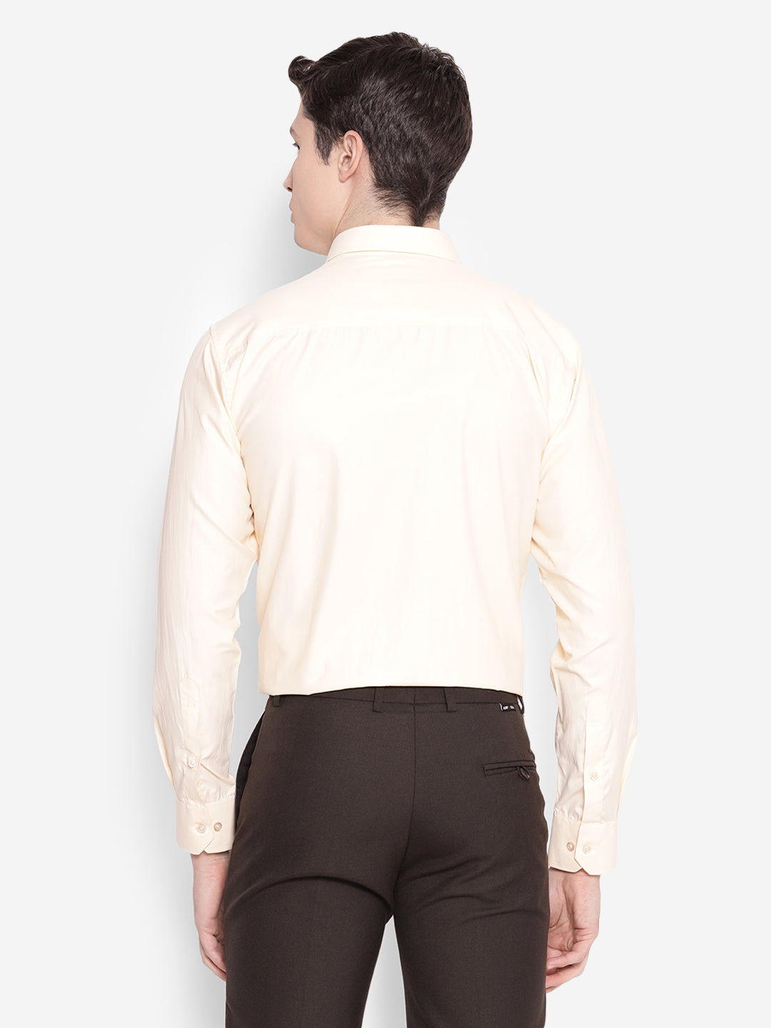 JUMP USA Men Blue Solid PolyCotton Formal Shirts