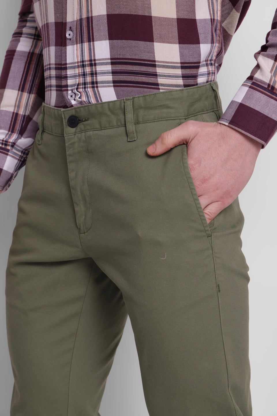 JUMP USA Men's Premium Slim Fit Sustainable Chinos