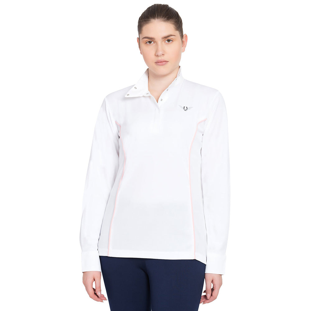 TuffRider Ladies Kirby Kwik Dry Long Sleeve Show Shirt