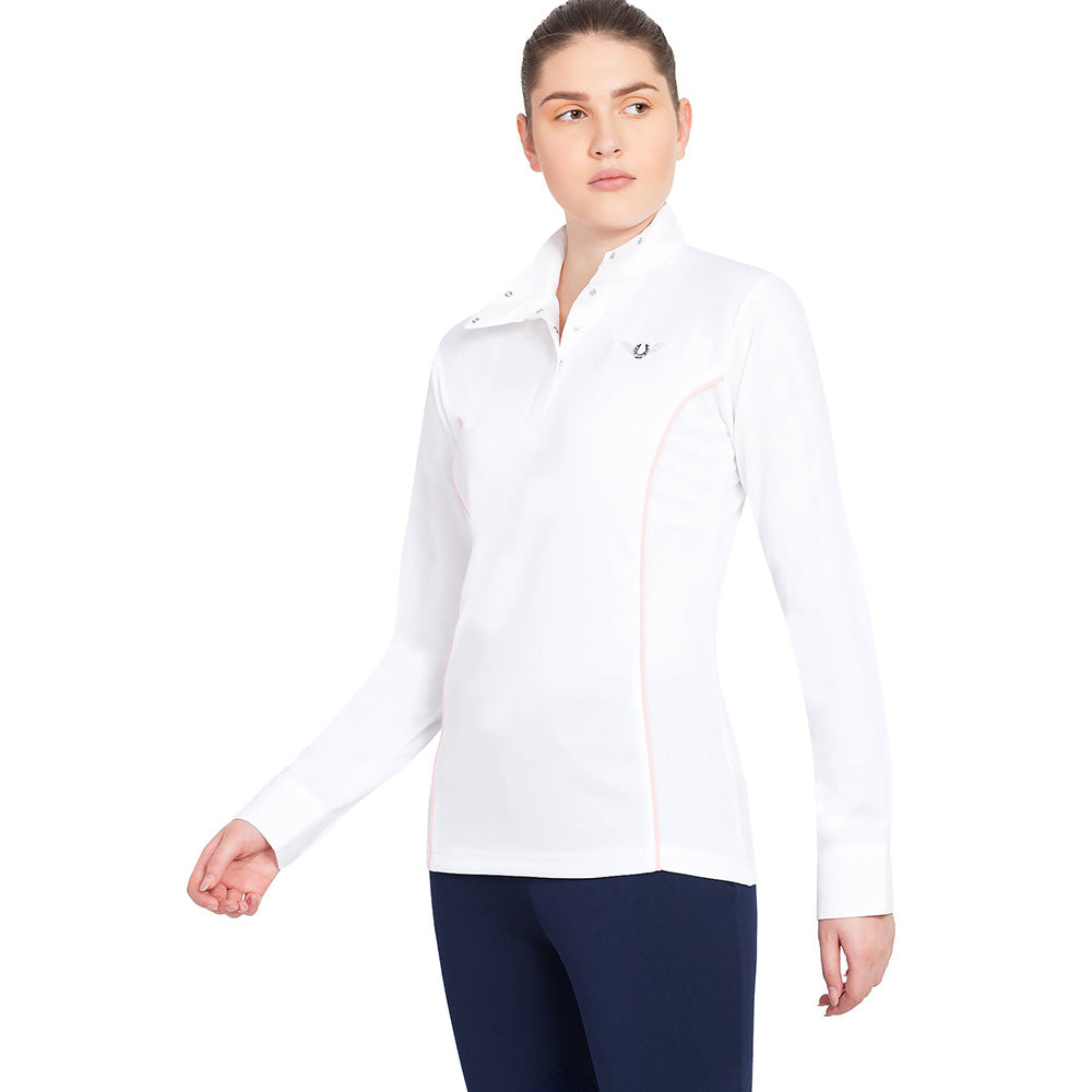TuffRider Ladies Kirby Kwik Dry Long Sleeve Show Shirt