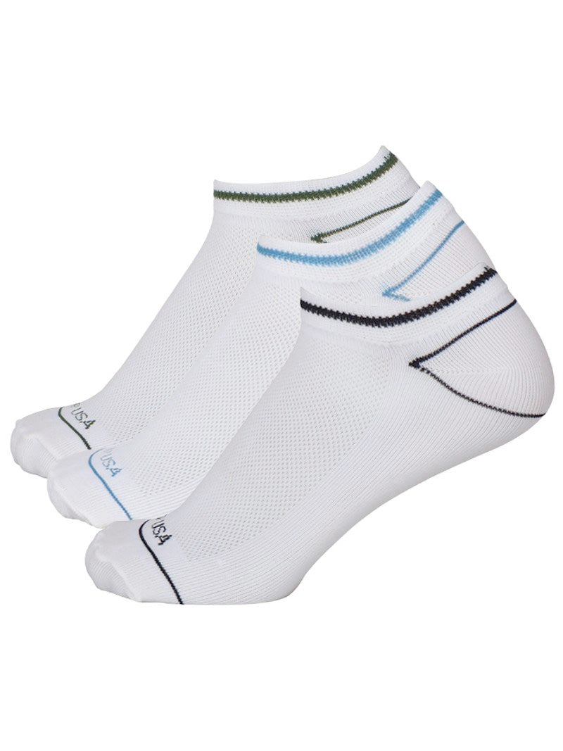 Jump USA AeroCool No-Show Essential Socks (Set of 3)