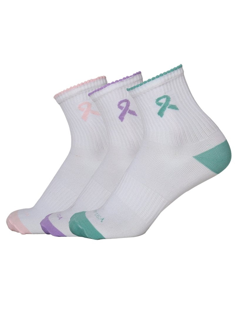 Jump USA Awareness Crew Socks (Set of 3)