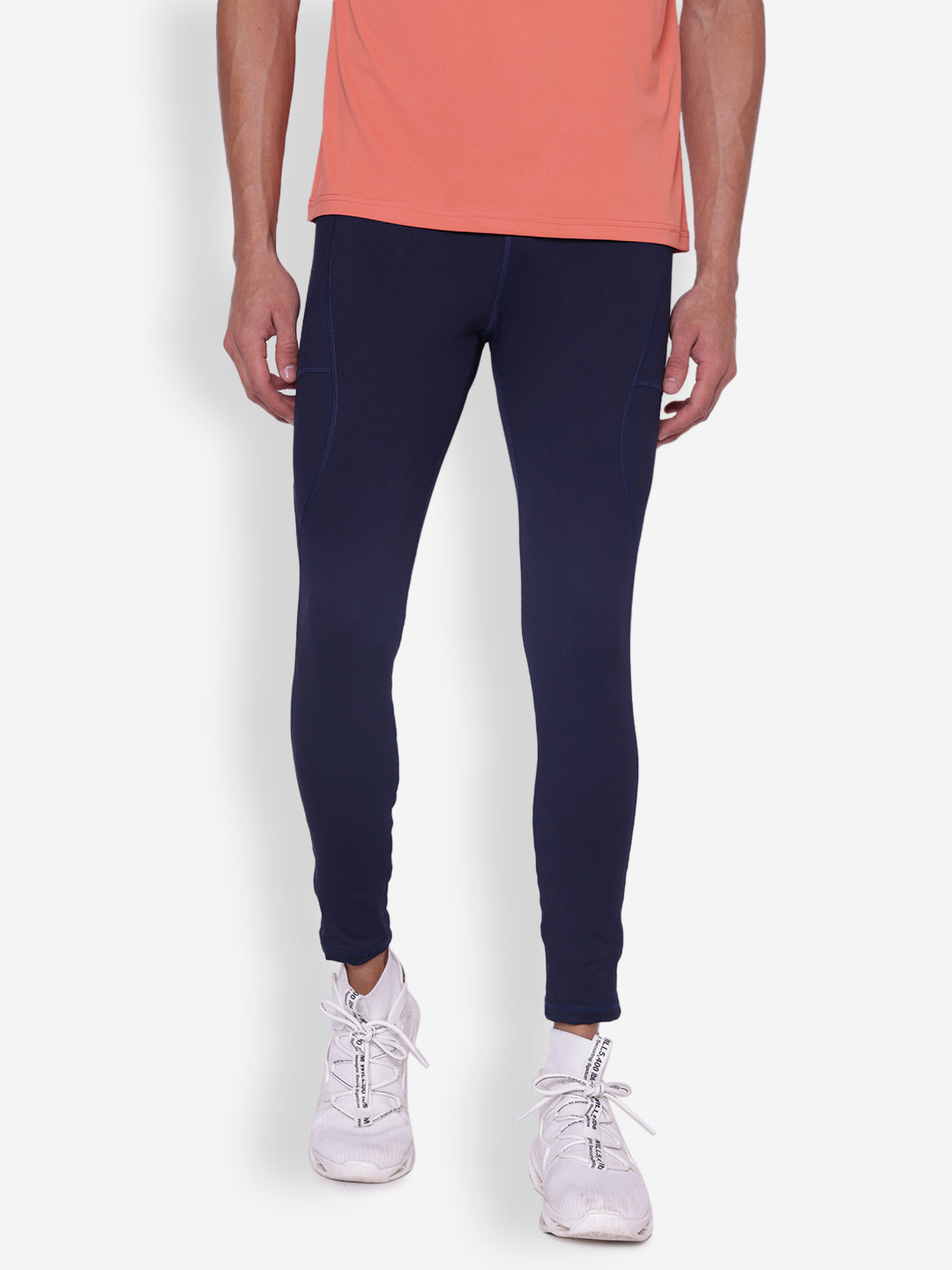 JUMP USA Men Rapid Dry-Fit Antimicrobial Running Tights