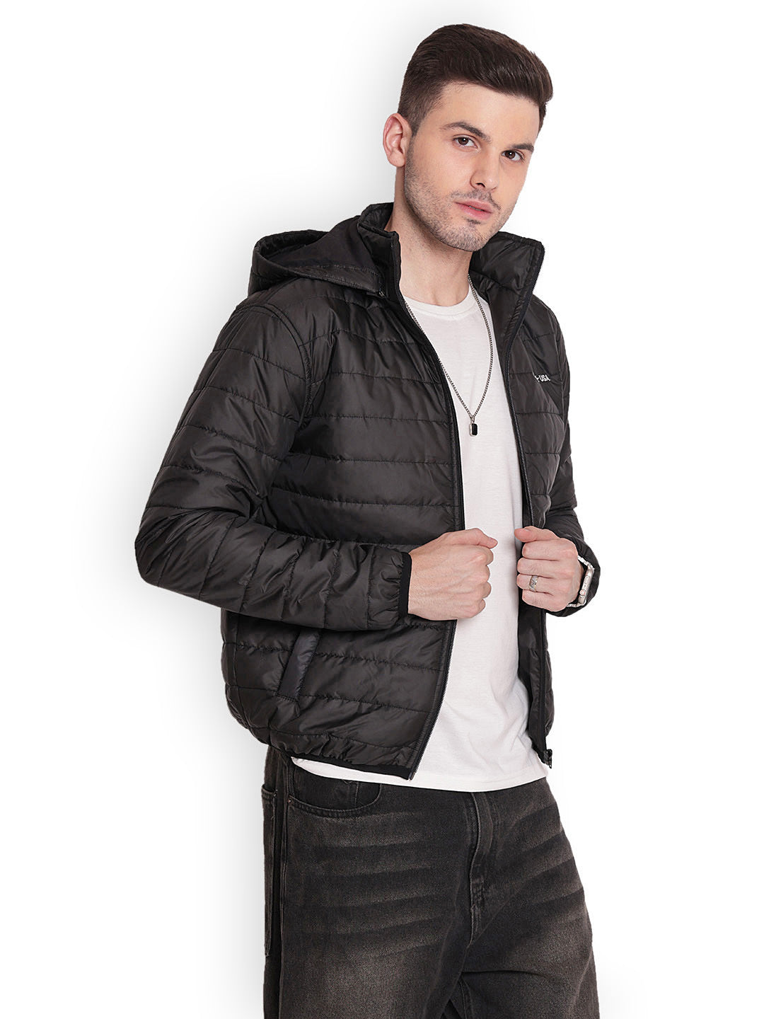 JUMP USA Men Water Resistant Bomber Jacket