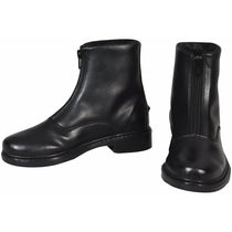 TuffRider Children's Starter Winter Fleece-Lined Front Zip Paddock Boots - Breeches.com