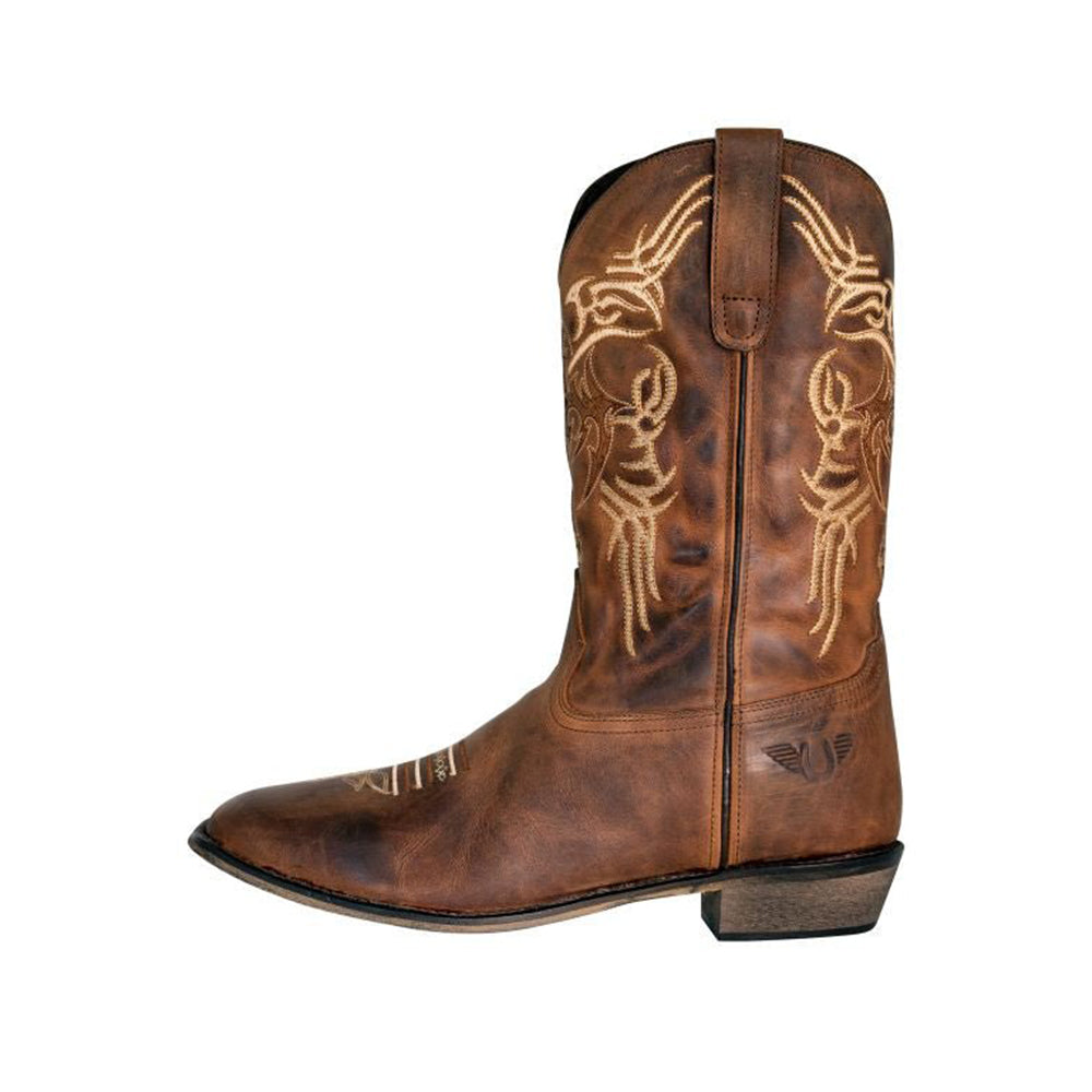 TuffRider Men's Lamar Wide Square Toe Western Boot